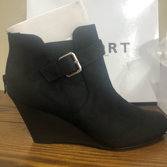 Report wedge booties Clearance